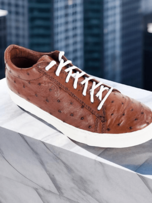 Page-1-19.png Elevate your style with the Pilot Ostrich Sneaker