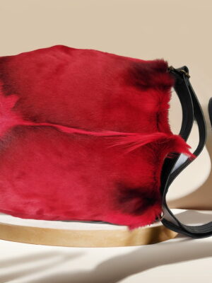 Handmade Guine Springbok Skin Satchel